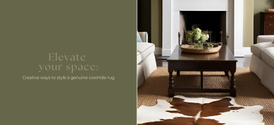 CREATIVE INTERIOR DESIGN IDEAS FEATURING GENUINE COWHIDE RUGS