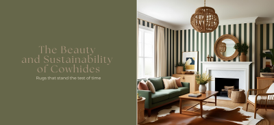 THE BEAUTY AND SUSTAINABILITY OF COWHIDE RUGS