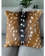 Housse de coussin en peau de cerf Axe - Taille: 18 po X 18 po