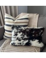 Housse de coussin lombaire en peau de vache mouchetée tricolore - Taille : 19 po x 11,5 po Pillow-6