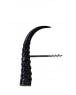 Tire-bouchon corne Springbok, Ouvre-bouteille - Taille moyenne : 7 pouces de long